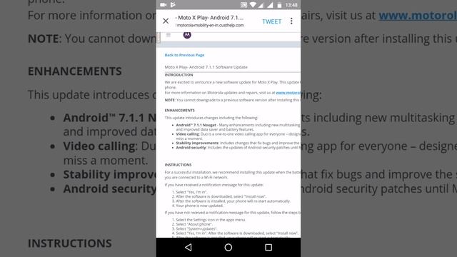 Moto x play official 7.1.1(nougat) update news!! смотреть онлайн