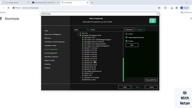Qt Installation | How To Install Qt On Windows 10 | Install Qt Creator смотреть онлайн