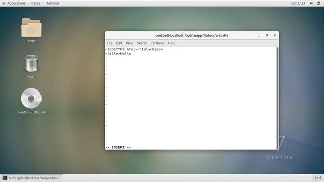 How to create a web page on Cent OS 7 смотреть онлайн