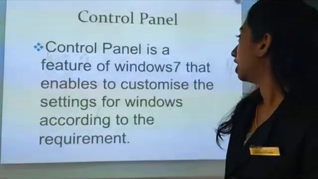 Class 6 Chapter 2 Using Control Panel in Windows7 (intro) смотреть онлайн