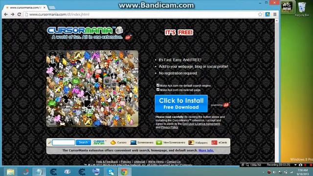 how to change your cursor(arrow) windows 6-8 смотреть онлайн