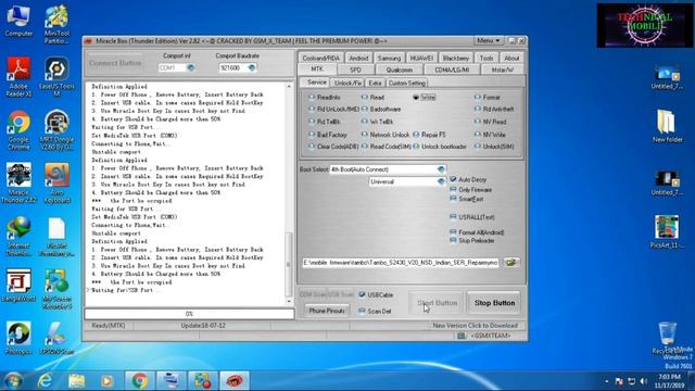 Tambo S2430 flashing and unlock by miracle Box смотреть онлайн