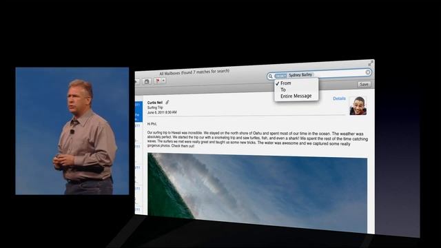 Apple OSX Lion - Mail - 2011 WWDC Keynote смотреть онлайн