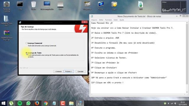Como Baixar Instalar e Crackear DAEMON Tools Pro 7 смотреть онлайн