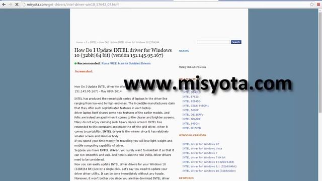 How to Update/Download Your Intel Driver in Windows 7/8.1/10 Free Updated смотреть онлайн