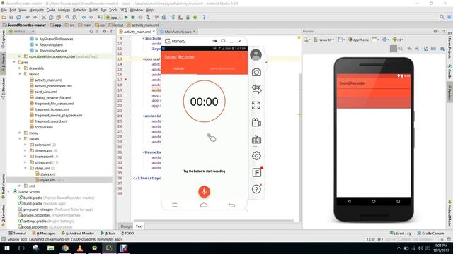(OLD SERIES) Sound Recorder App For Android Part 1 (Introduction) смотреть онлайн