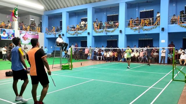 Vamshi - Varshith Reddy (Hyderabad) Vs James - Vignesh (Hyderabad) | Men Doubles | SF смотреть онлайн