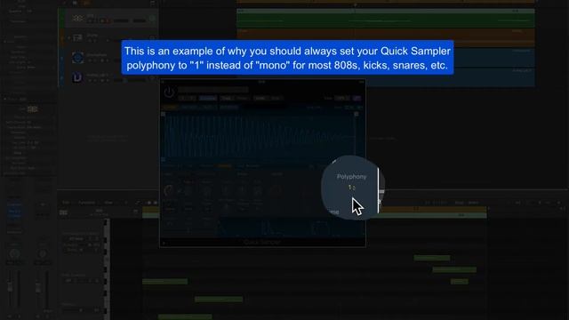 Logic Pro X - Quick Sampler: Polyphony: Mono Vs 1 смотреть онлайн