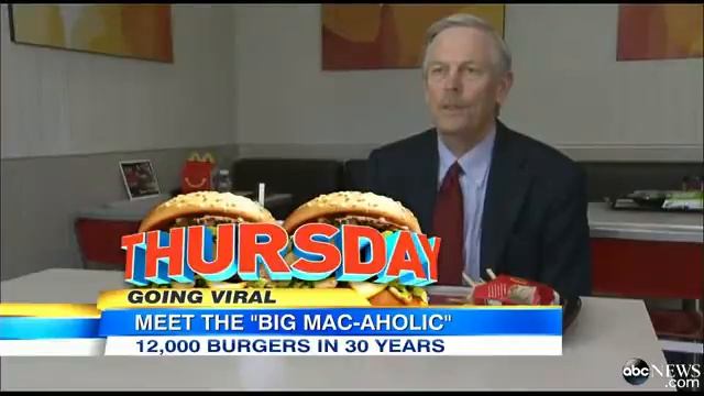 64-Year-Old Man Has Eaten 12,000 Big Macs In 30 Years смотреть онлайн