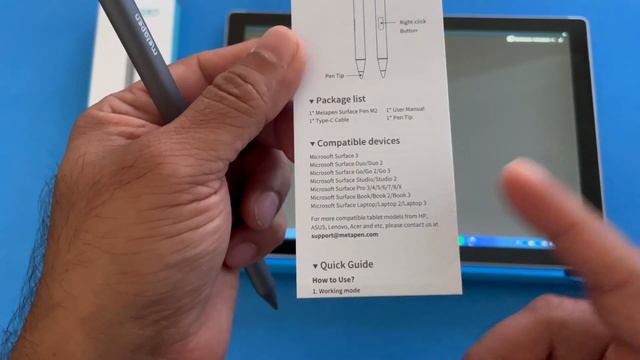 Unboxing and Review of Metapen Stylus Pen M2 for Microsoft Surface, Windows devices смотреть онлайн