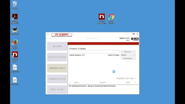 N-Com EASYSET (Windows version): video tutorial and firmware upgrade смотреть онлайн