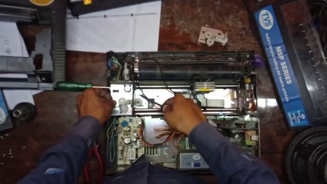 How to TVS 240 printer RD assembly change and placement TVS 240 classic and star Dot Matrix printer смотреть онлайн