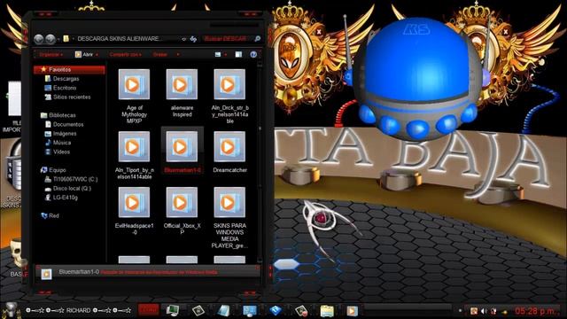 COMO DESCARGAR PACK DE SKINS ALIENWARE PARA EL REPRODUCTOR WINDOWS MEDIA PLAYER WINDOWS7/8.1/10 NEW смотреть онлайн