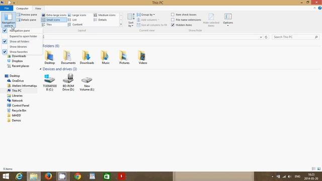 Windows 8.1 How to show or hide folders and libraries in file explorer смотреть онлайн