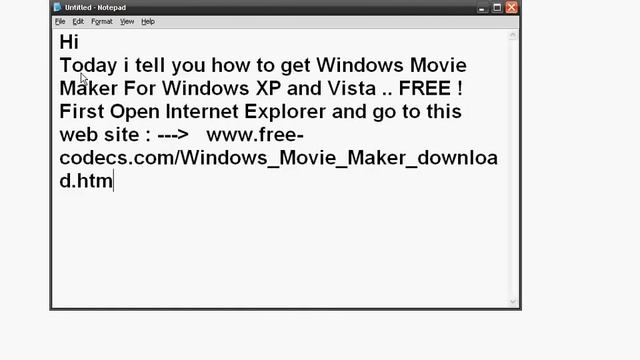 How To Get Windows Movie Maker FREE ! (Windows XP and Vista) смотреть онлайн