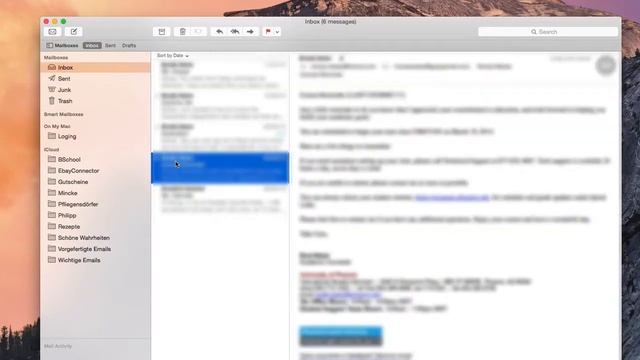 MAC OS X Yosemite Tutorial: mail folders in icloud смотреть онлайн