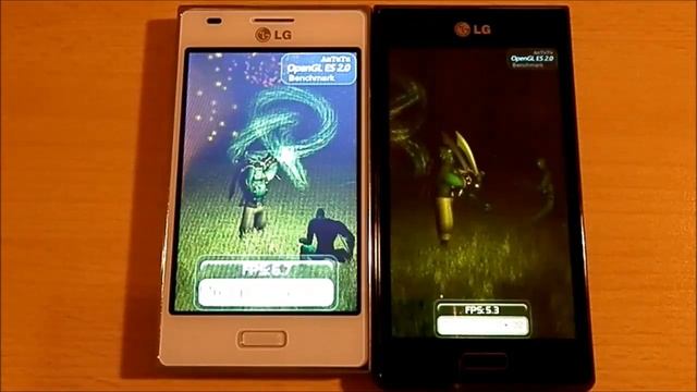 LG Optimus L5 vs L7 Full performance test смотреть онлайн