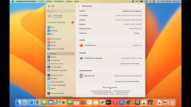 CICLOS DE BATERIA MACBOOK CON OS VENTURA смотреть онлайн