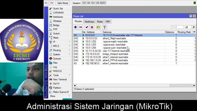 Perkuliahan TI 2018 - Administrasi Jaringan sesi 7 смотреть онлайн