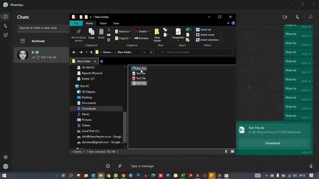 Drag and Drop in WhatsApp смотреть онлайн