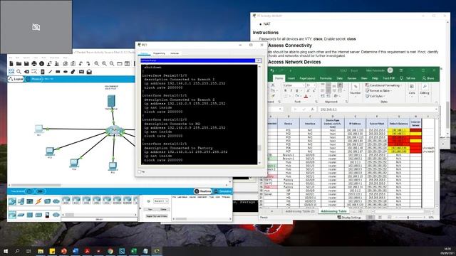 12.6.2 Packet Tracer - Troubleshooting Challenge - Use Documentation to Solve Issues смотреть онлайн