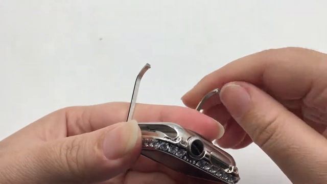 3.0 big size crystal diamond bezel case for apple watch 4 смотреть онлайн