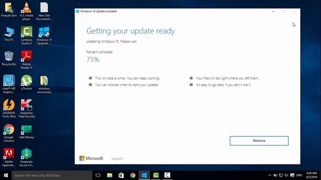 How to Get Windows 10 Anniversery Update in Windows 10. смотреть онлайн