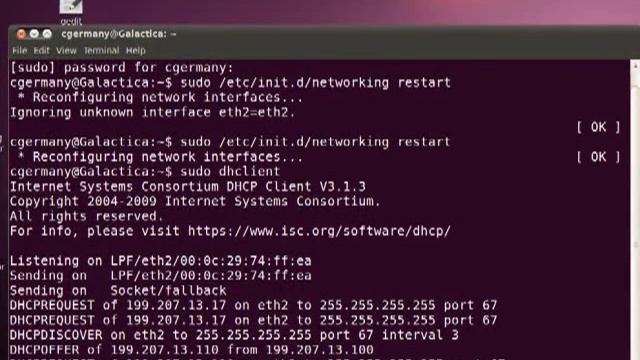 Setting Up and Configuring a DHCP Server in Ubuntu 10.10 Maverick Meerkat - Part 2 смотреть онлайн