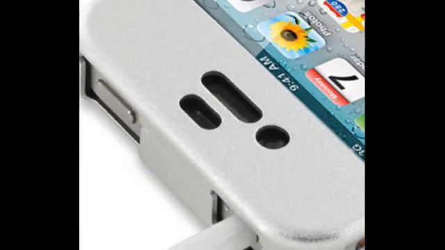 PDair Aluminum Metal Case for Apple iPhone 4 - Open Screen Design (Silver) смотреть онлайн
