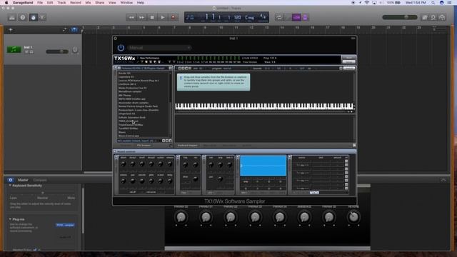 How to install Audio Units and program drums in GarageBand смотреть онлайн