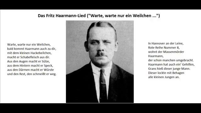 Das Fritz Haarmann-Lied ("Warte, warte nur ein Weilchen ...") - Christoph Holzhöfer смотреть онлайн