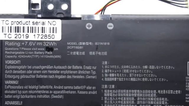 Asus B21N1818 X512UF X712DA X512UF Computer batteries,Laptop Battery смотреть онлайн