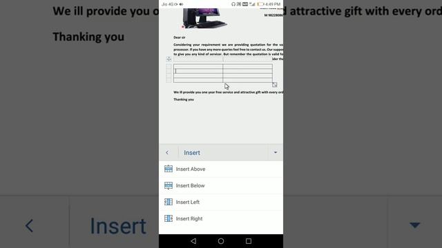 MS WORD in android Lesson 4 смотреть онлайн