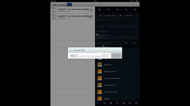 L'échange de documents sur Ipad via Webdav смотреть онлайн