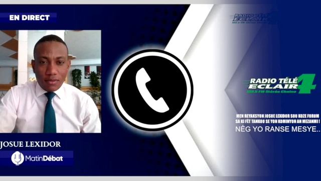 MEN REYAKSYON JOSUE LEXIDOR SOU KOZE FORUM SA KI FÈT TANKOU SE YON KOMINYON AN MEZANMI ! смотреть онлайн