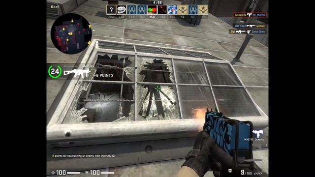 CSGO MAC-10 Oceanic Factory New смотреть онлайн