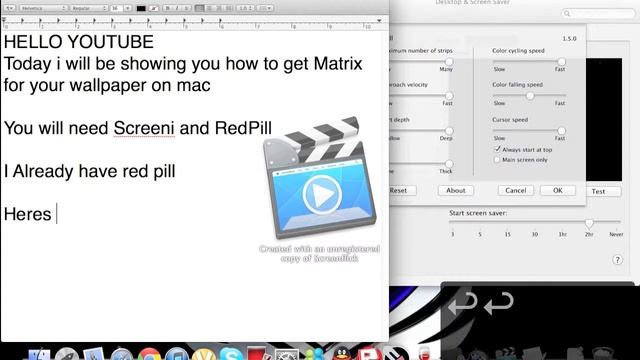 HOW TO GET MATRIX WALLPAPER FOR MAC!!!!!! смотреть онлайн