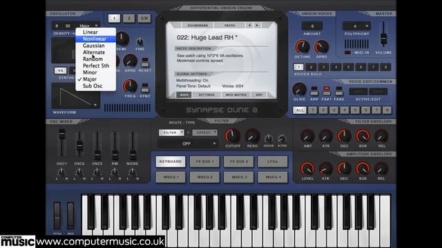 Dune 2 synth - First Look with Computer Music magazine смотреть онлайн
