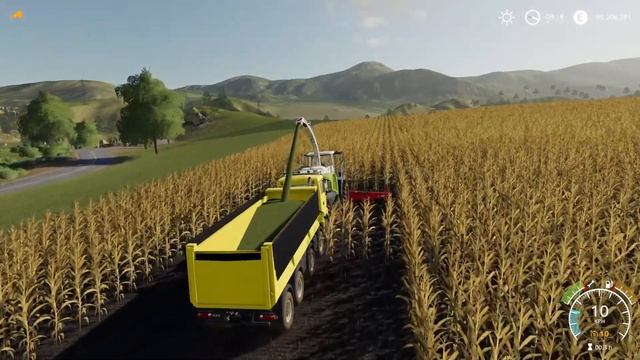 CLAAS JAGUAR 900 TYPE 496 FORAGE HARVESTER | Farming Simulator 19 смотреть онлайн