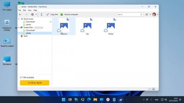 Yandex Disk Sincronización a Windows 7, 8, 10, 11. MAC.