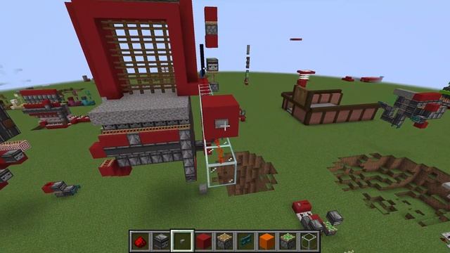 4 block high/tall Minecraft Castle Gate/Portcullis Showcase смотреть онлайн