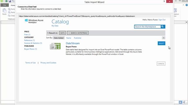 03-12 Loading Data - Loading from Azure Marketplace смотреть онлайн