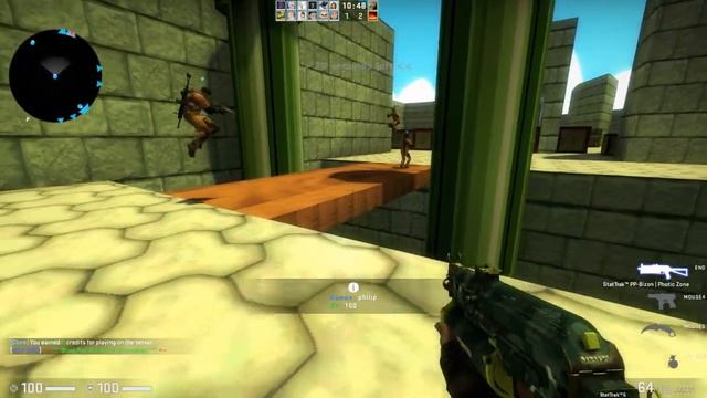 Counter Strike Global Offensive - Zombie Escape mod online gameplay on Mario Tower map смотреть онлайн