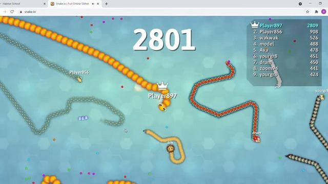 snake.io 5,000+ score смотреть онлайн