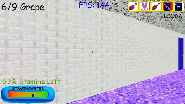 Baldi Loves Grape - Baldi's Basics Mod смотреть онлайн