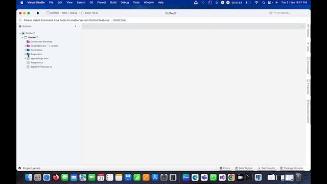 Ch 1 - Create Web API in .Net 7 in Visual Studio for Mac смотреть онлайн