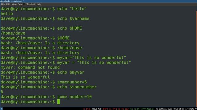 Bash Scripting 3 -- Variables And Quoting смотреть онлайн
