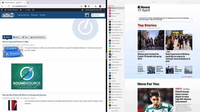 How to use 'Tile Window' to multitask on a Mac смотреть онлайн