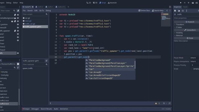Make your Traffic Racer 2D in less than a Hour with Godot смотреть онлайн