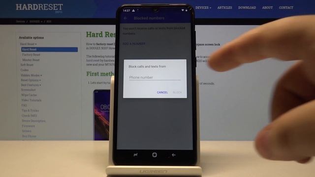 How to Blacklist any Number on DOOGEE N20 - Block Numbers смотреть онлайн